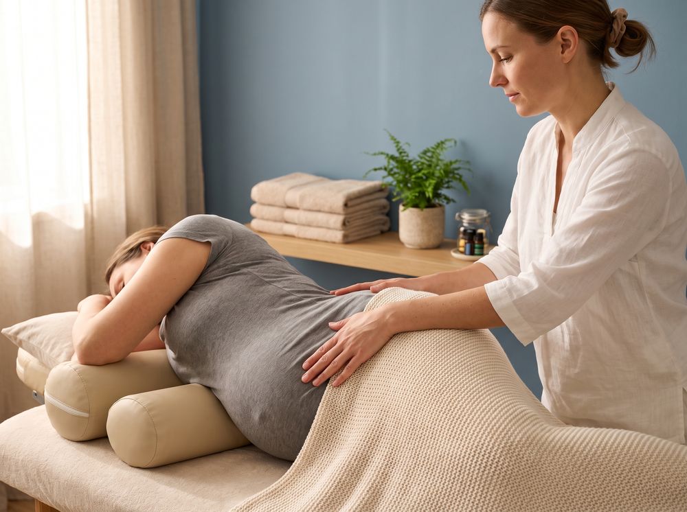 Prenatal massage at Heavenly Therapeutic Massage